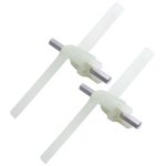 Mitnehmer 2x wie Bosch 00091027 Ausräumflügel für Küchenmaschine