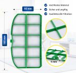 Motorschutzgitterfilter Set 2x wie Kobold Staubsauger VK200 VK220