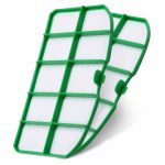 Motorschutzfilter Set 2x kompatibel mit Kobold Vorwerk Staubsauger VK200 VK220