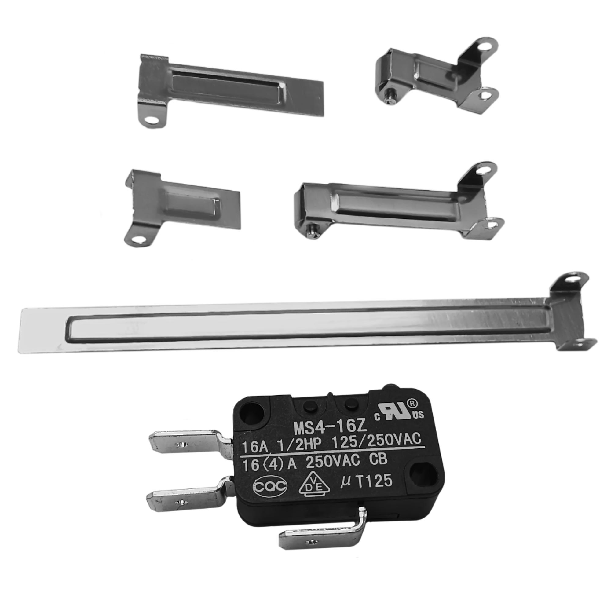 Mikroschalter mit Schalthebeln Universal für Küchengeräte Mikroschalter mit Schalthebeln Universal für Küchengeräte