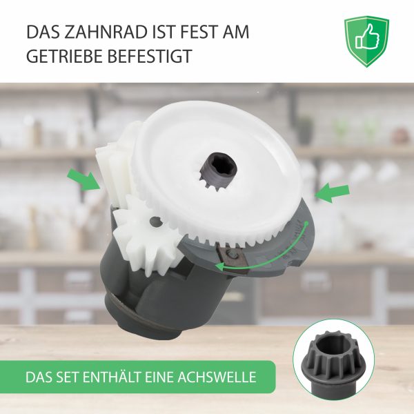 Zahnrad wie Bosch 00177498 für Antrieb Küchenmaschine MUM4