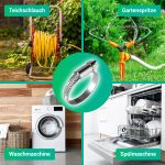 Schlauchschellen Set 6x 32-50mmØ Schlauchklemmen für Waschmaschine