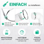 Schlauchschelle 140-160mmØ W2 Rohrschelle für 150er Abluftschlauch – Bild 4