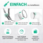 Schlauchschelle Set 10x Klemme 90-110mmØ W2 Chromstahl für Schlauch