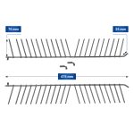 Klappstachelreihe Bosch 00443403 2 Stk Unterkorb für Geschirrspüler – Bild 2