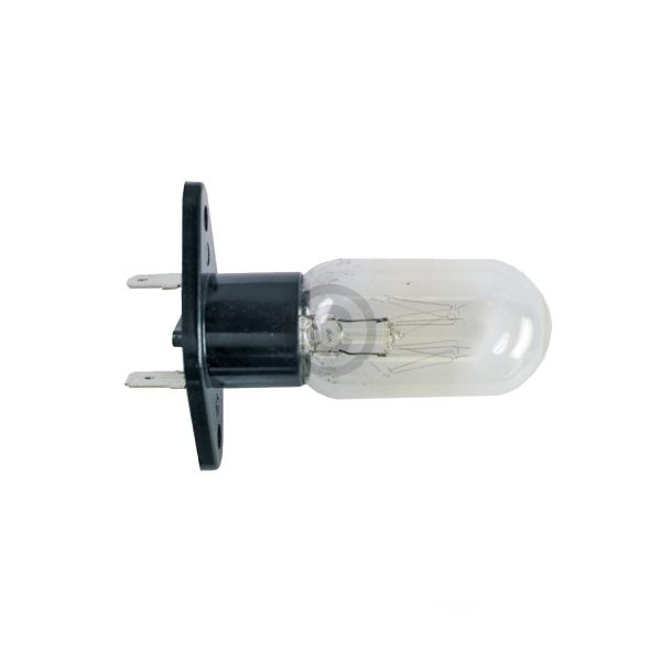 Lampe wie Whirlpool 481913428051 25W 240V mit Befestigungssockel für Mikrowelle
