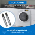 Stoßdämpfer 2 Stück wie Bosch Miele 4500826 120N für Waschmaschine Trockner