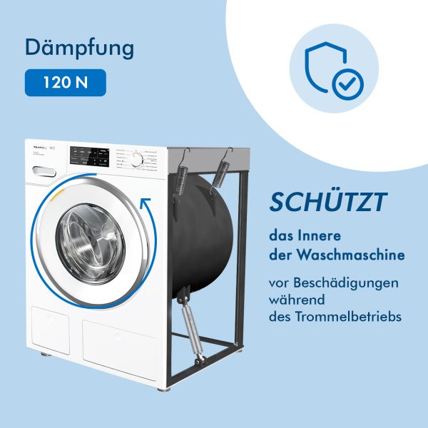 Stoßdämpfer 2 Stück wie Bosch Miele 4500826 120N für Waschmaschine Trockner