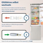 Lampe 40W 230V wie Whirlpool 484000000986 Glühbirne für Kühlschrank