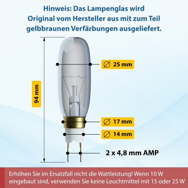 Lampe 40W 230V wie Whirlpool 484000000986 Glühbirne für Kühlschrank