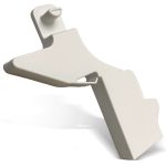 Gefrierfachklappenhalter Bosch 00657908 rechts weiß für Gefrierschrank