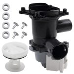 Ablaufpumpe passend wie Bosch 00145777 Laugenpumpe für Waschmaschine – Bild 2