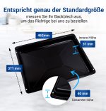Backblech passend wie Beko 219440101 460x370x40mm für Backofen