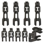 Klammern Bosch 00632372 für Klappstachelreihen Unterkorb in Geschirrspüler – Bild 2