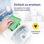 Hepa Filter Set 2x wie Rowenta ZR-002901 für Silence Force Staubsauger