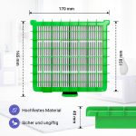 Abluftfilterkassette Set 3x wie Rowenta ZR-002901 für Silence Force Staubsauger – Bild 3