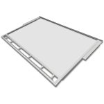 Glasplatte Bosch 748397 Glasunterlage mit Rahmen 471x306mm für Kühlschrank – Bild 3