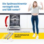 Türscharnierfedern wie Siemens 00754869 mit Seilzügen für Geschirrspüler