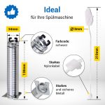 Türscharnierfedern wie Siemens 00754869 mit Seilzügen für Geschirrspüler