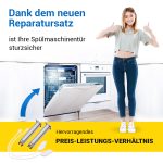 Türscharnierfedern wie Siemens 00754869 mit Seilzügen für Geschirrspüler