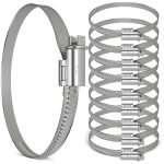 Schlauchschelle Set 10x Klemme 90-110mmØ W2 Chromstahl für Schlauch
