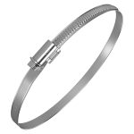 Schlauchschelle 130-150mmØ W2 Chromstahl Rohrklemme für Dunstabzugshaube