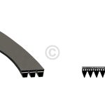 Keilrippenriemen 1314 PJ 4 wie Bosch 00278339 für Waschmaschine