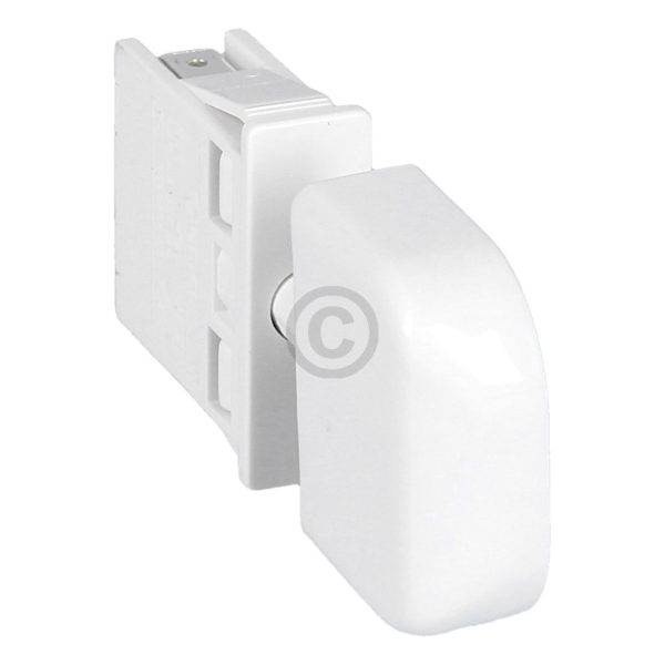 Tastenschalter Liebherr 6060084 weiß 1-fach für Licht Kühlschrank