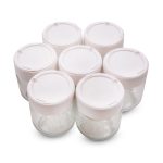 Joghurtgläser Moulinex A14A03 Becher 7 Stück Set für Joghurtzubereiter