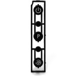 Tastenkappe DeLonghi 5913212251 bedruckt 3er links für Kaffeemaschine