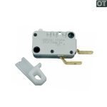Schalter Bauknecht 481927138069 Mikroschalter mit Schalthebel für Dunsthaube