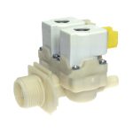 Magnetventil 2-fach 180° 10,5mmØ wie Bosch 00087076 für Waschmaschine