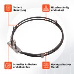 Heizelement 2400W 230V passend wie EGO 20.27194.000 Heißluft für Backofen