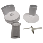 Durchlaufschnitzlergehäuse Bosch 00653294 mit Mitnehmer für Küchenmaschine – Bild 2