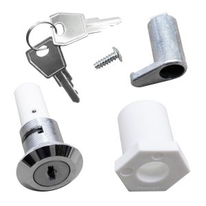 Türschloss Liebherr 7042846 mit 2x Schlüssel für Kühlschrank