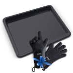 Backblech wie AEG 387885520/8 466 x 385 x 25 mm mit 2 Ofenhandschuhen