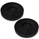 Kohlefilter Set 2x 175mmØ wie Respekta MIZ0031 für Dunstabzugshaube