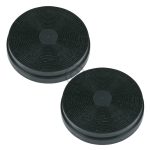 Kohlefilter Set 2 Stück Respekta MIZ0023N 175mmØ für Dunstabzugshaube