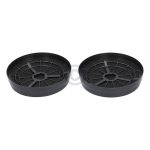 Kohlefilter Set 2 Stück Respekta MIZ0023N 175mmØ für Dunstabzugshaube
