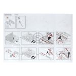 Oberkorbeinsätze Siemens 12004141 für Teller in Geschirrspüler