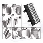 Hepa-Filter Set 3x Abluftfilter wie Bosch 00577281 für Staubsauger