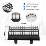 Hepa-Filter Set 3x Abluftfilter wie Bosch 00577281 für Staubsauger