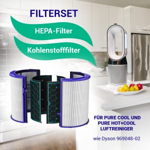 Filterset wie Dyson 969048-02 für Pure Cool und Pure Hot+Cool Luftreiniger