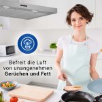 Kohlefilter 2Stk passend wie Electrolux 902979357/8 196mm für Dunstabzugshaube – Bild 4