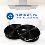 Kohlefilter 2Stk passend wie Electrolux 902979357/8 196mm für Dunstabzugshaube – Bild 6
