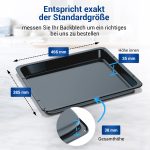 Backblech hoch wie AEG 140024698023 466x385x38mm für Backofen Dampfgarer