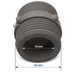 Zulaufschlauchverbinder 3/4"AGx3/4"AG für Haushaltsgroßgerät – Bild 2