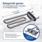 Heizelement wie Samsung DC47-00006V Kawai 2000W 230V für Waschmaschine