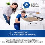 Ablaufventil wie Bosch Siemens 00631199 für Wärmetauscher Geschirrspüler