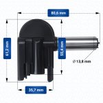 Düse DeLonghi 5532124900 Auslaufpipette für Kaffeemaschine – Bild 2